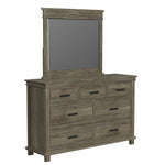 Glacier Point 7-Drawer Dresser- Greystone