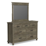 Glacier Point 6 - Piece Queen Panel Bedroom Package - Greystone