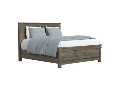 Glacier Point 3-Piece King Panel Bed - Greystone