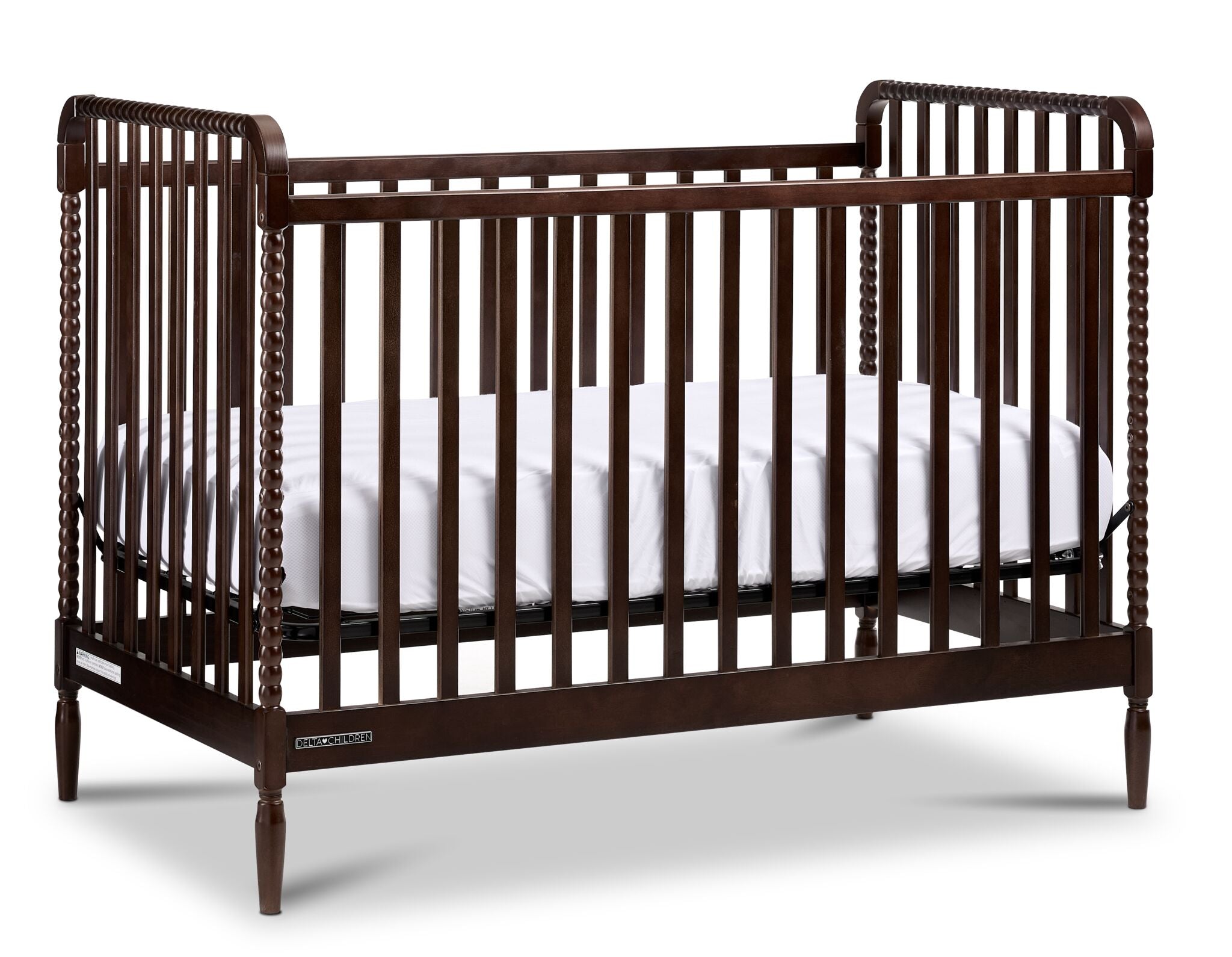 Delta Children Grace 4-in-1 Convertible Crib - Walnut Espresso