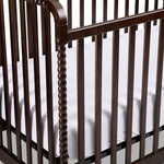 Delta Children Grace 4-in-1 Convertible Crib - Walnut Espresso