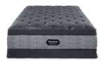 Beautyrest World Class Grandeur 2.0 Plush Full Mattress and Low Profile Boxspring Set