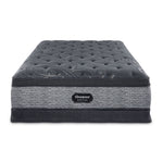 Beautyrest World Class Grandeur 2.0 Plush Queen Mattress and Low Profile Boxspring Set