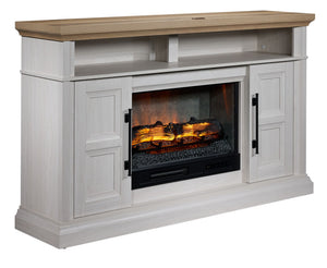 Granger 60" Fireplace TV Stand - Antique White