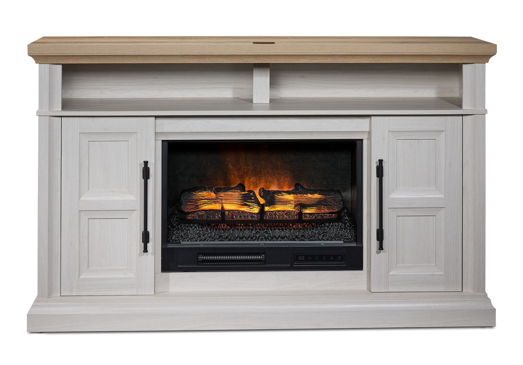 Granger 60" Fireplace TV Stand - Antique White