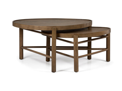 Hadleigh 37" Nesting Coffee -Table Honey Brown Finish