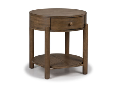 Hadleigh 24" End Table - Honey Brown Finish