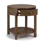 Hadleigh 24" End Table - Honey Brown Finish
