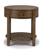 Hadleigh 24" End Table - Honey Brown Finish