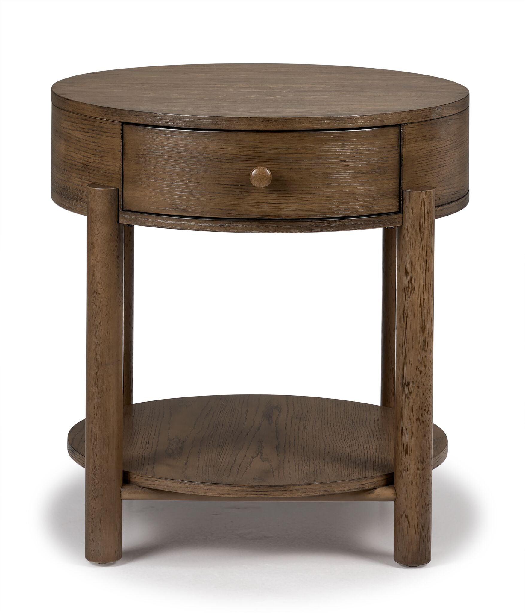 Hadleigh 24" End Table - Honey Brown Finish