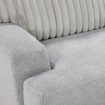 Haisley 3-Piece Sectional with Right-Facing Chaise - Grey