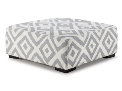 Haisley Cocktail Ottoman - Grey