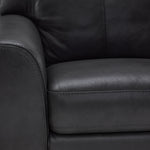 Halden Leather Sofa and Loveseat Set - Carbon Grey