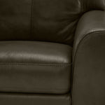 Halden Leather 2-Piece Sectional with Left Facing Chaise - Forest Green