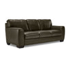 Halden Leather Sofa - Forest Green