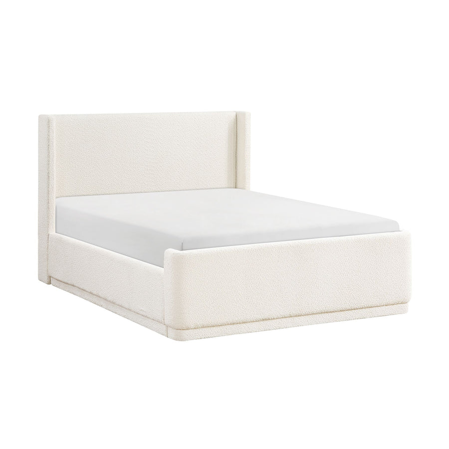 Hallie 3-Piece Full Upholstered Bed - Beige