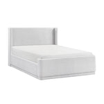 Hallie 3-Piece Full Upholstered Bed - Light Grey