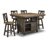 Harvest Ridge 5-Piece Counter Height Dining Set - Grey, Sandstone