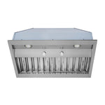 Hauslane Stainless Steel 42" 800 CFM Range Hood Insert - IN-R200SS-42