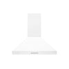 Hauslane Matte White 30" Chimney Range Hood - WM-530WHT-30P