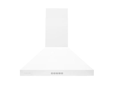 Hauslane Matte White 30" Chimney Range Hood - WM-530WHT-30P