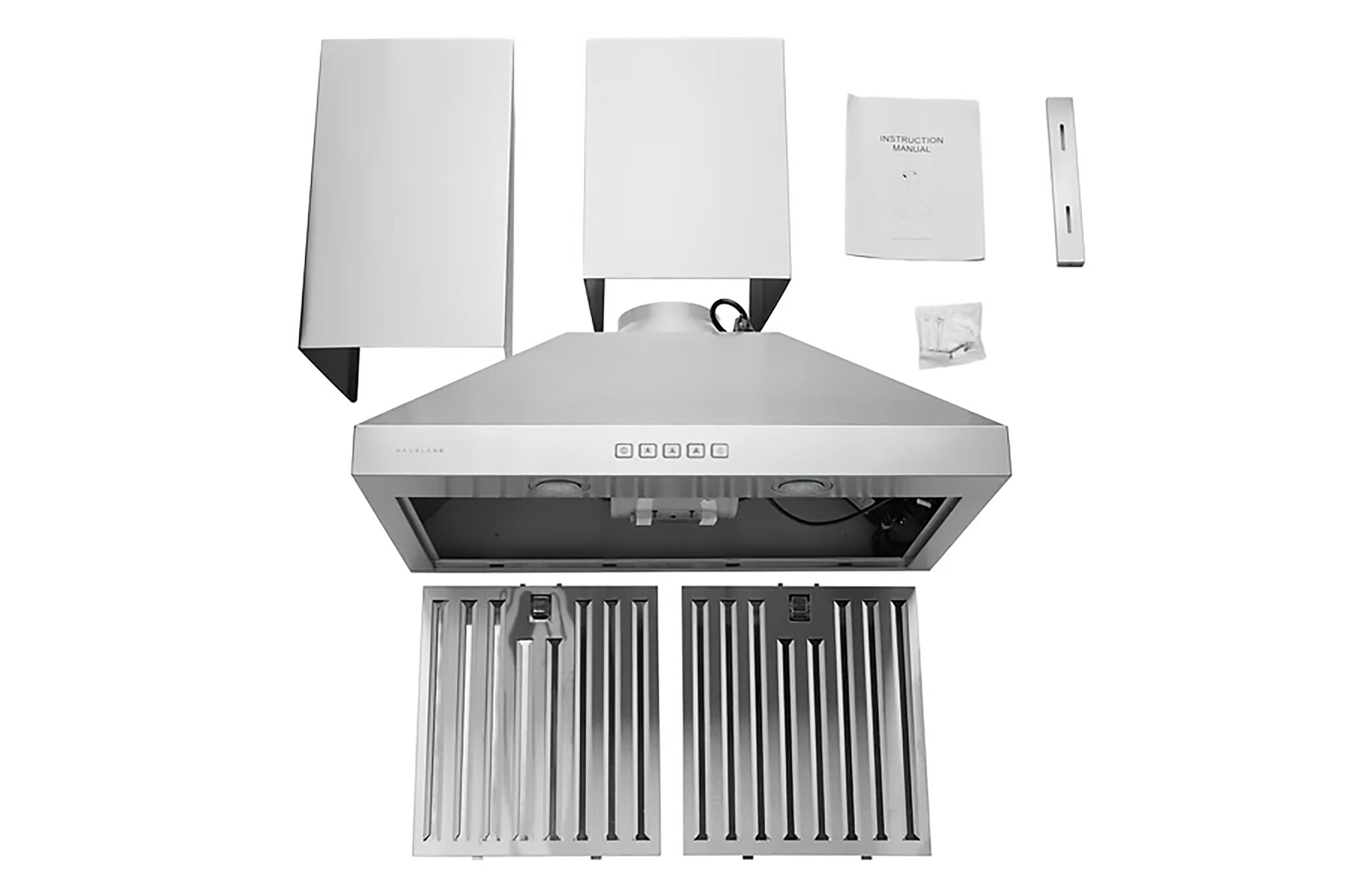 Hauslane Stainless Steel 30" 860 CFM Chimney Range Hood - WM-530SS-30P