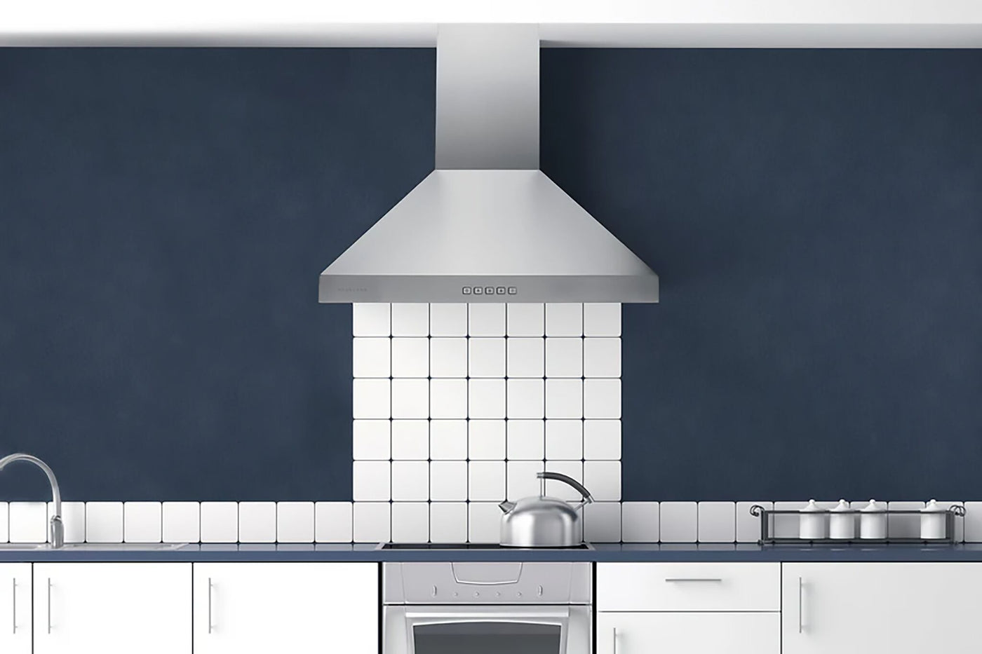 Hauslane Stainless Steel 30" 860 CFM Chimney Range Hood - WM-530SS-30P