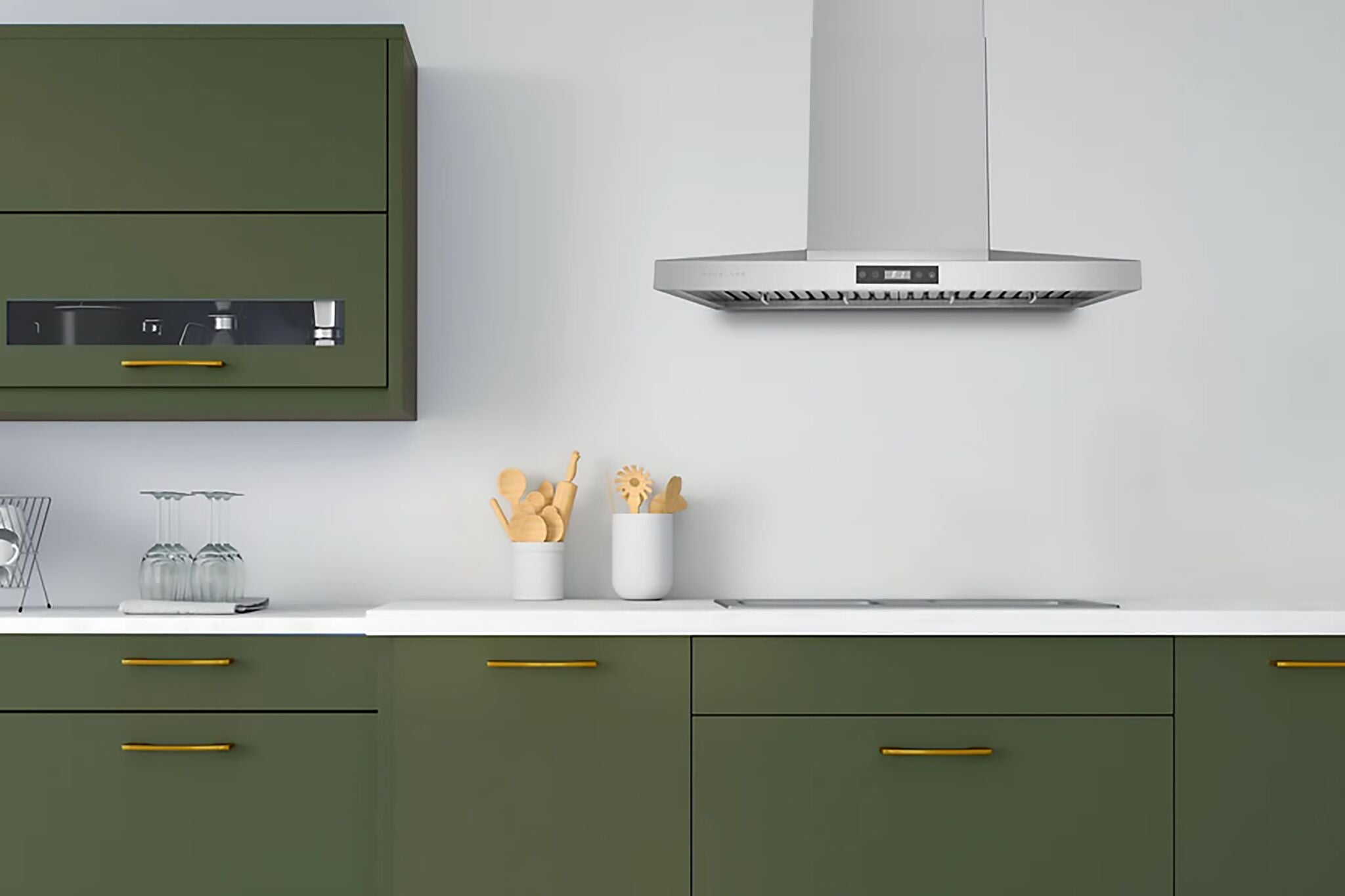 Hauslane Stainless Steel 30" 800 CFM Wall Mount Range Hood - WM-540SS-30