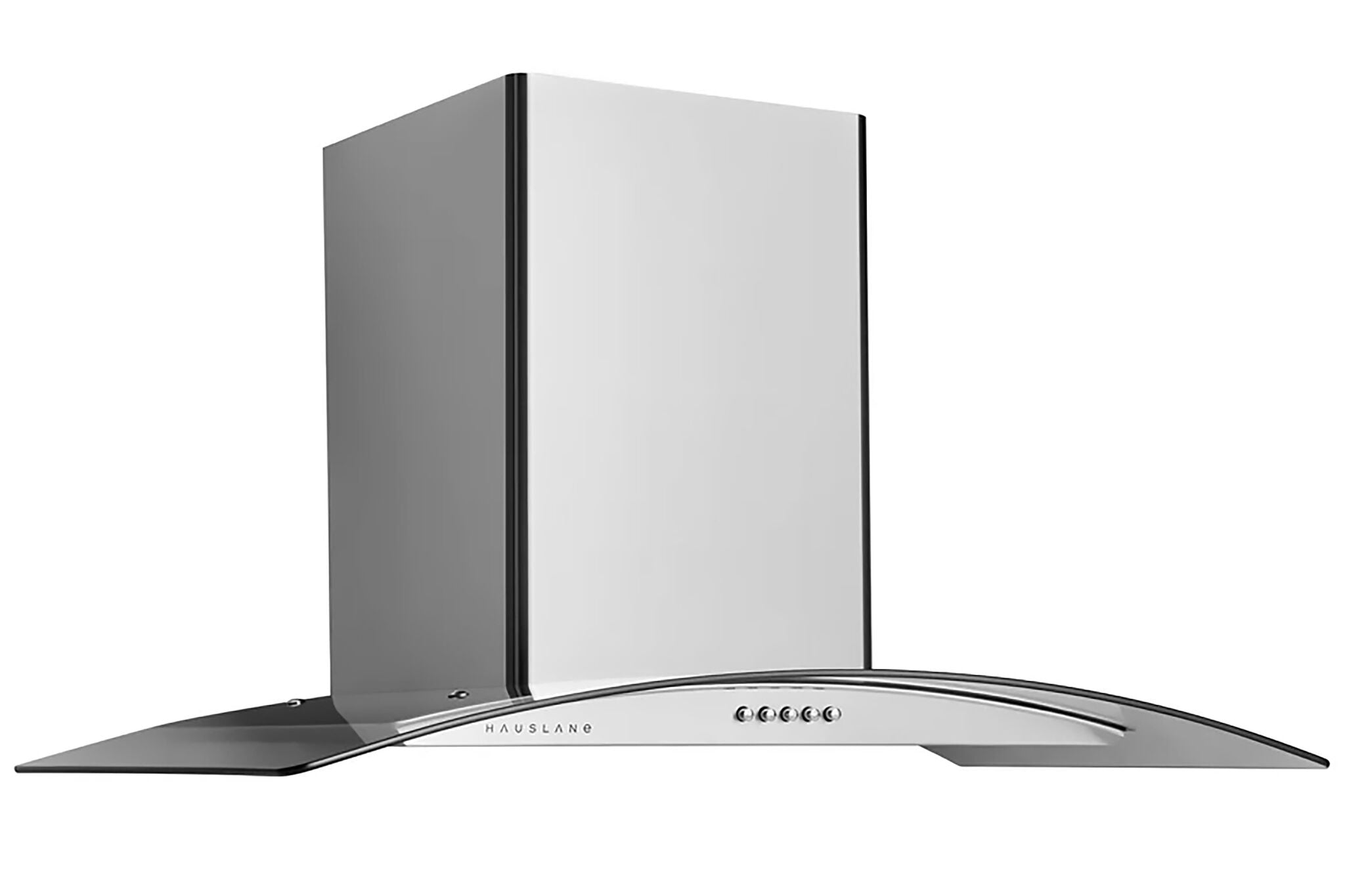 Hauslane Stainless Steel 30" 750 CFM Glass Wall Mount Range Hood - WM-600SS-30