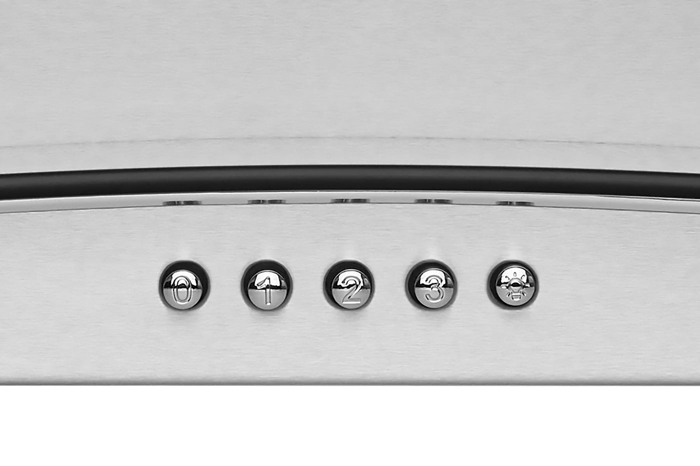 Hauslane Stainless Steel 36" 750 CFM Glass Wall Mount Range Hood - WM-600SS-36
