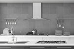 Hauslane Stainless Steel 30" 750 CFM Glass Wall Mount Range Hood - WM-600SS-30
