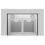 Hauslane Stainless Steel 36" 750 CFM Glass Wall Mount Range Hood - WM-600SS-36