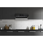 Hauslane Matte Black 36" 860 CFM Under Cabinet Range Hood - UC-PS18BLK-36