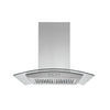 Hauslane Stainless Steel 36" 1000 CFM Ceiling Mount Range Hood - IS-200SS-36