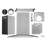 Hauslane Stainless Steel 36" 1000 CFM Ceiling Mount Range Hood - IS-200SS-36