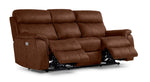Haven Dual Power Reclining Sofa - Mocha