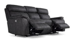 Haven Dual Power Reclining Sofa - Grey