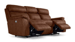 Haven Dual Power Reclining Sofa - Mocha
