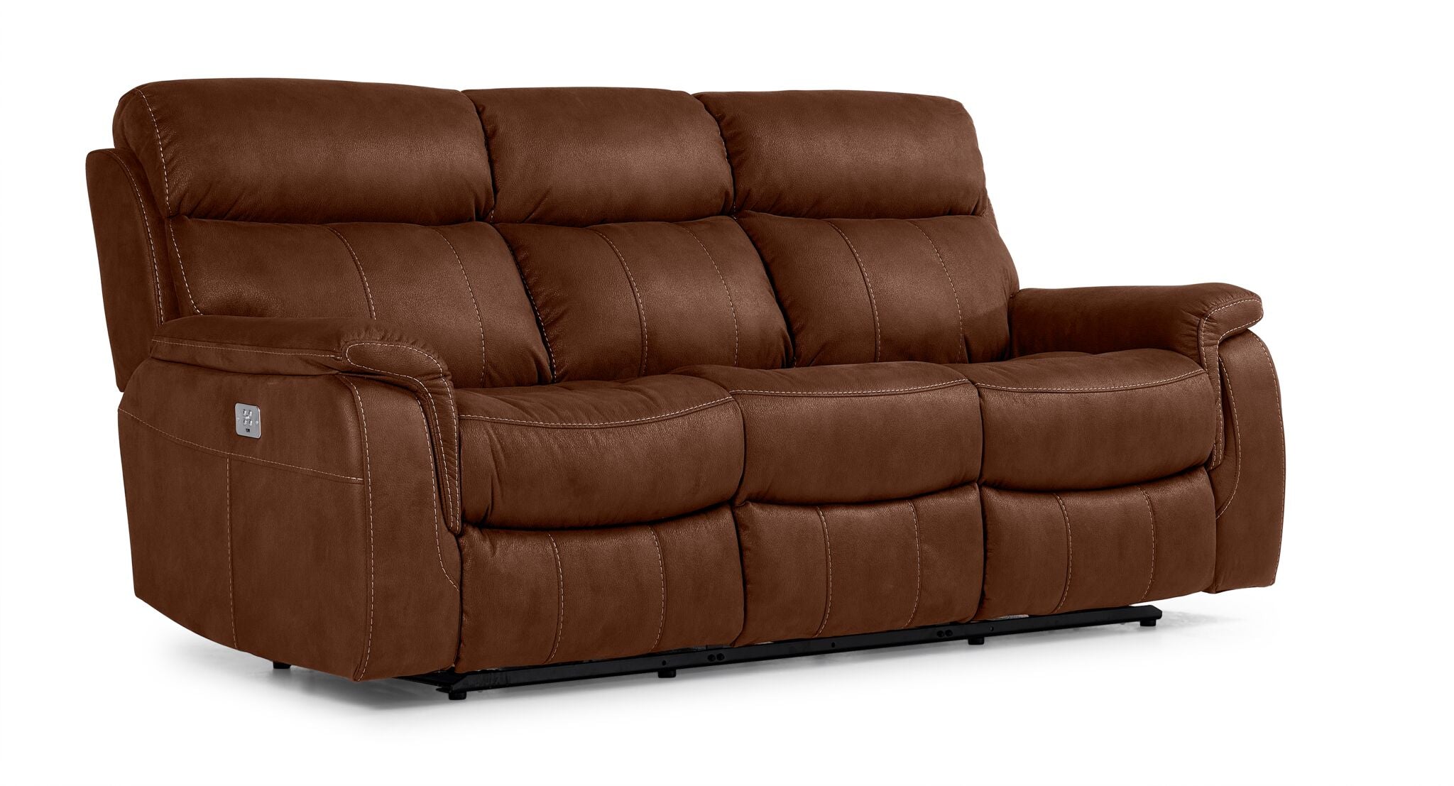 Haven Dual Power Reclining Sofa - Mocha