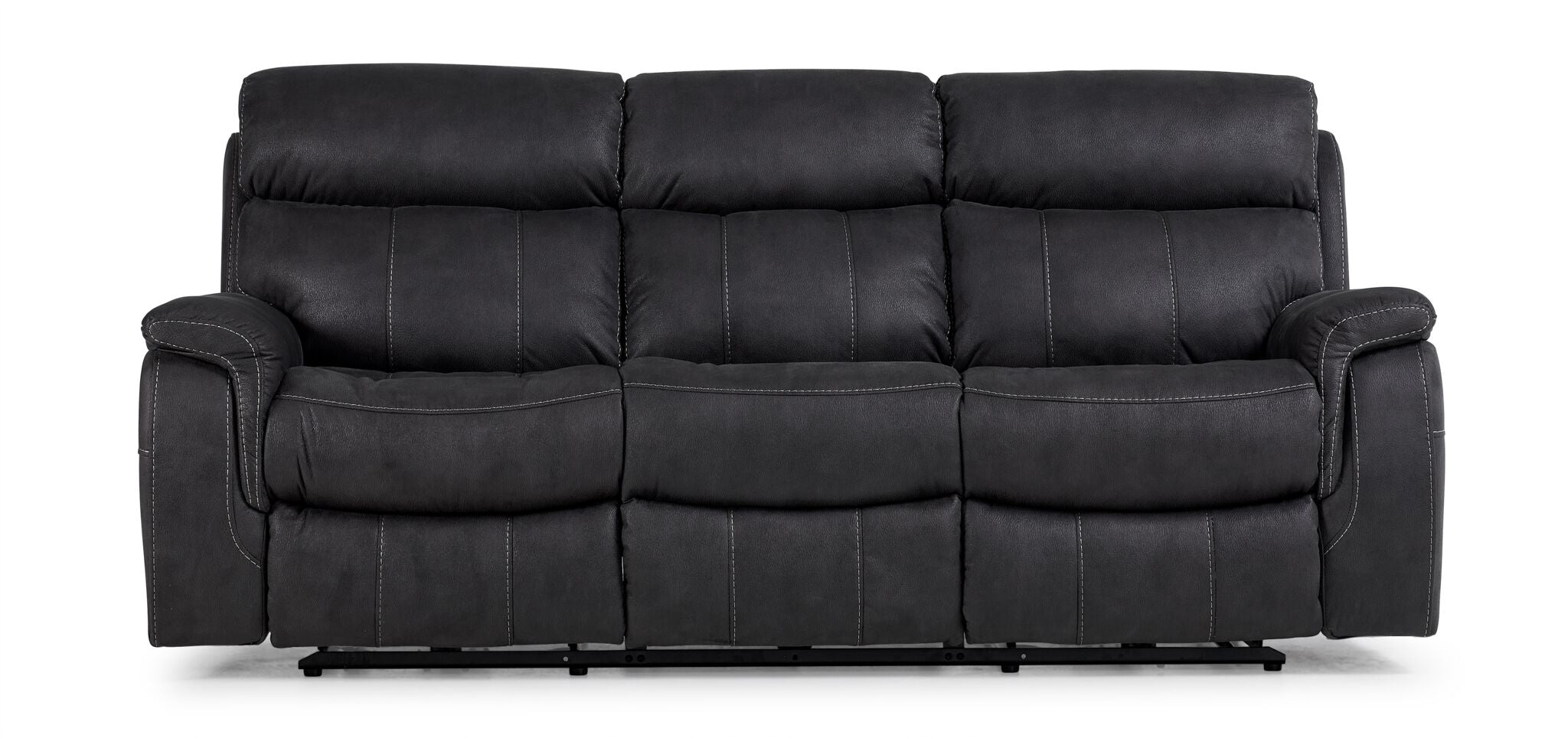 Haven Dual Power Reclining Sofa - Grey