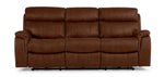 Haven Dual Power Reclining Sofa - Mocha