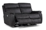 Haven Dual Power Reclining Loveseat - Grey