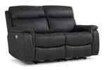 Haven Dual Power Reclining Sofa, Loveseat and Recliner Set - Grey