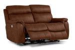 Haven Dual Power Reclining Loveseat - Mocha