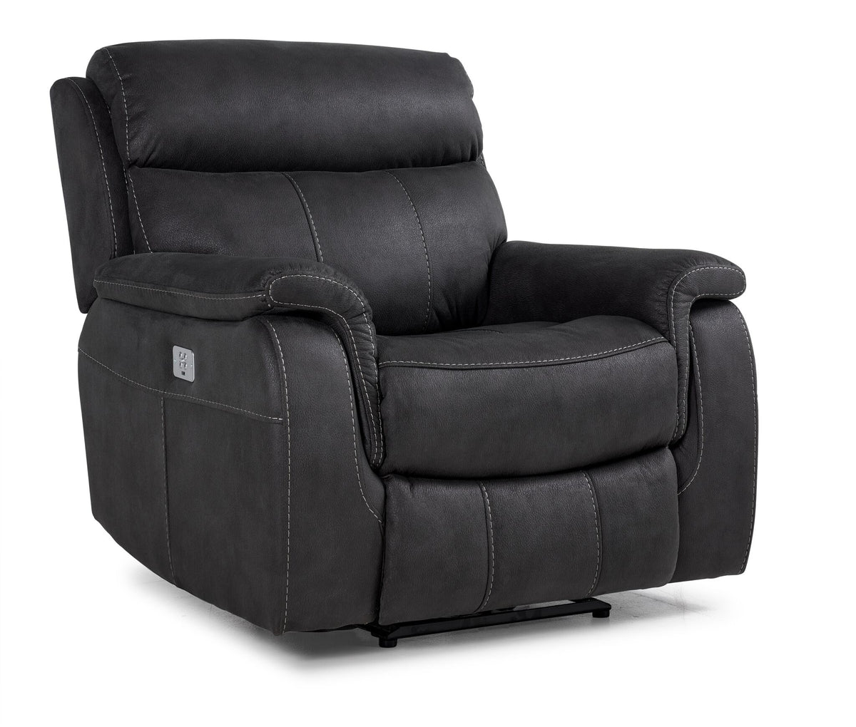 Haven Dual Power Reclining Chair - Grey | Leon's