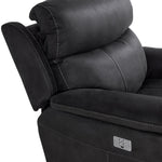 Haven Dual Power Reclining Chair - Grey