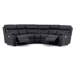 Haven 5-Piece Dual Power Reclining Sectional - Grey
