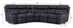 Haven 5-Piece Dual Power Reclining Sectional - Grey