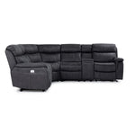 Haven 6-Piece Dual Power Reclining Sectional - Grey