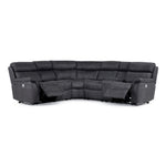 Haven 6-Piece Dual Power Reclining Sectional - Grey